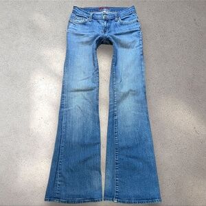 Express Low Rise Bootcut Jeans
